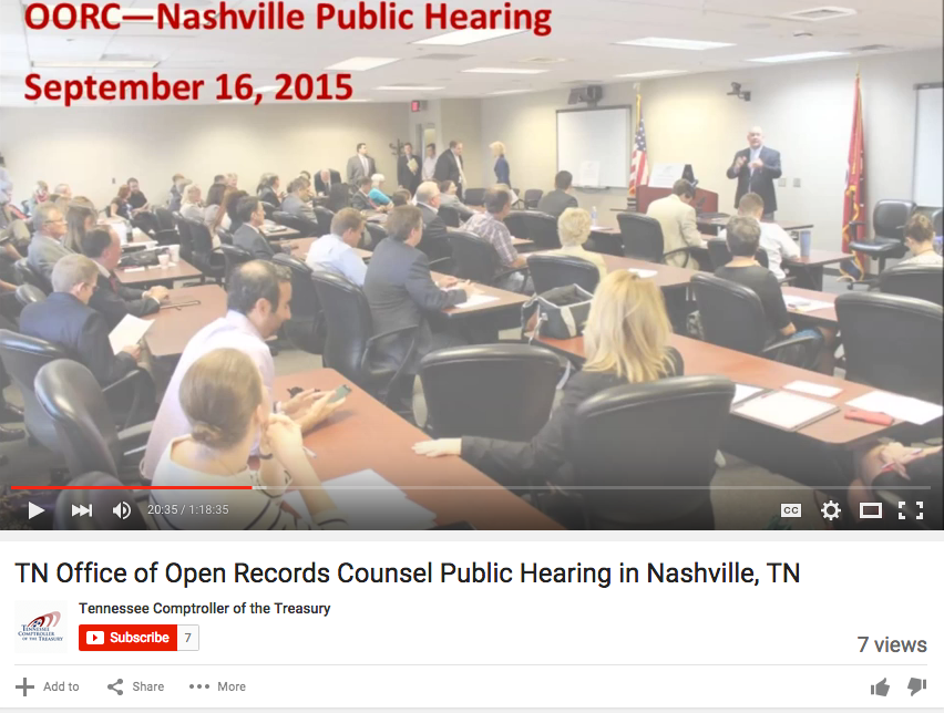 OORC hearings audio