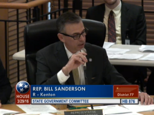State Rep. Bill Sanderson, R-Kenton