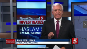 NewsChannel 5 reporter uncovers Haslam staff using private email for government business.